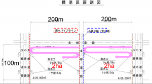 伊豆沼2工区地区標準区画図の画像