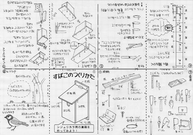 巣箱つくり手引 宮城県公式ウェブサイト