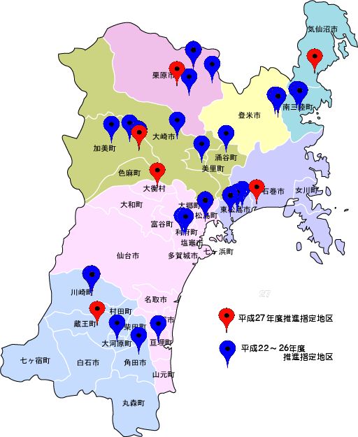 平成27年度推進地区地図