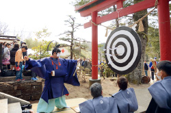 小斎鹿島神社「奉射祭」の写真