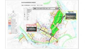 H29廻館工区の水田作付&田んぼアートの位置図