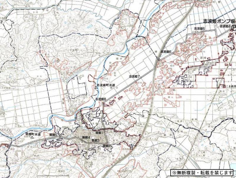 迫川流域の拡大図3