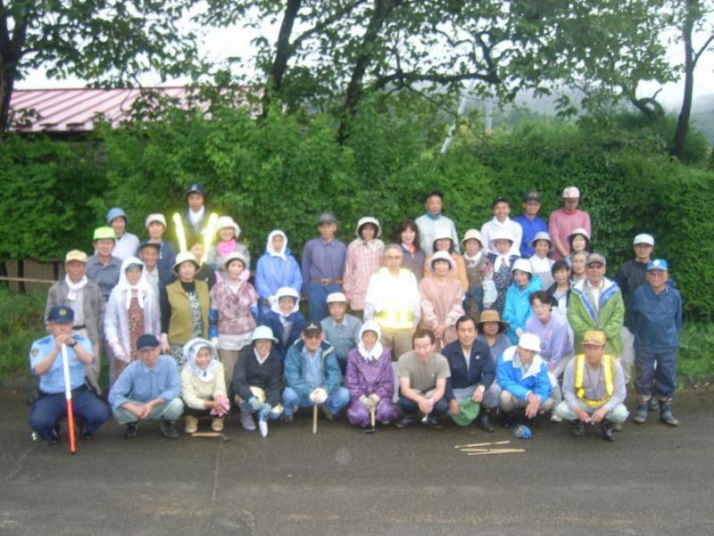 写真：越河第9区自治会のみなさん