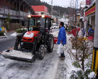 写真：除雪