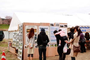 写真：パネル展示