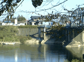 阿武隈川からの取水口の写真