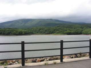 川原子ダムから望む風景
