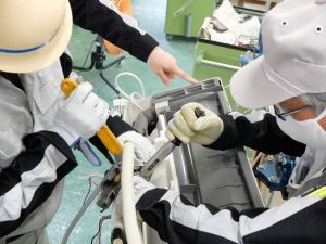 エアコン工事の実習5