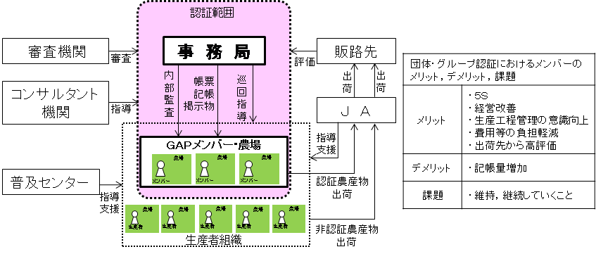 団体・グループ認証の体制