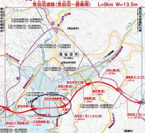 開通区間の詳細図です。