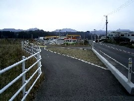 丸森町の歩道設置f後の写真です