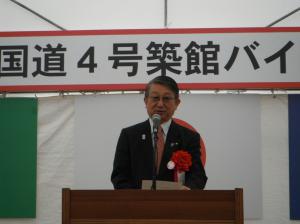宮城県三浦秀一副知事来賓祝辞の写真です。