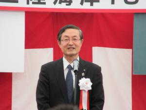 宮城県　山田義輝副知事挨拶の様子