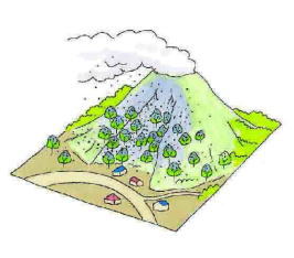 火山灰の降灰