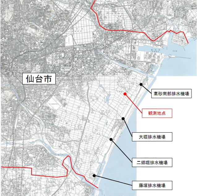 排水対策位置図