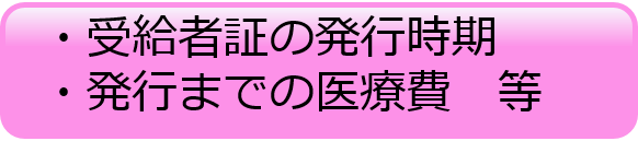 受給者証の発行時期,発行までの医療費等