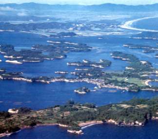 上空から見た松島（画像）