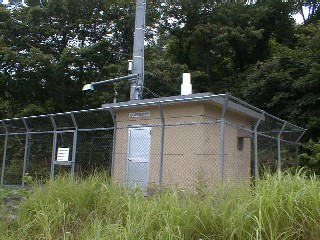 雨量観測所写真です