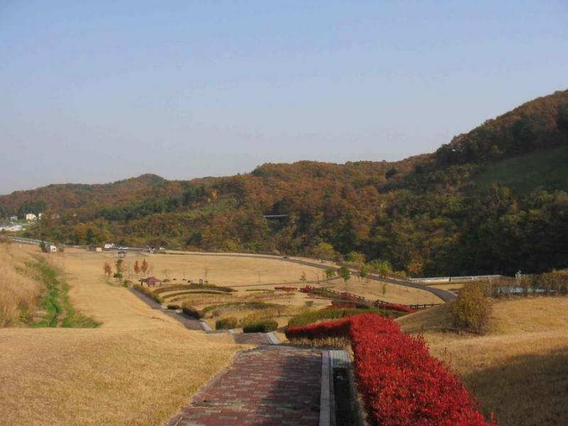 宮床ダム下流公園の写真です