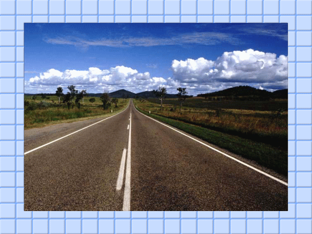 道路のフレーム画像です