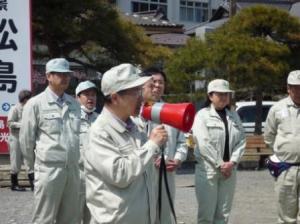 写真　現地調査　東松島・松島・塩釜　23年4月18日(2)