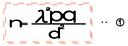 N=λの2乗×P×Q分のDの2乗となり,これを(1)とします。