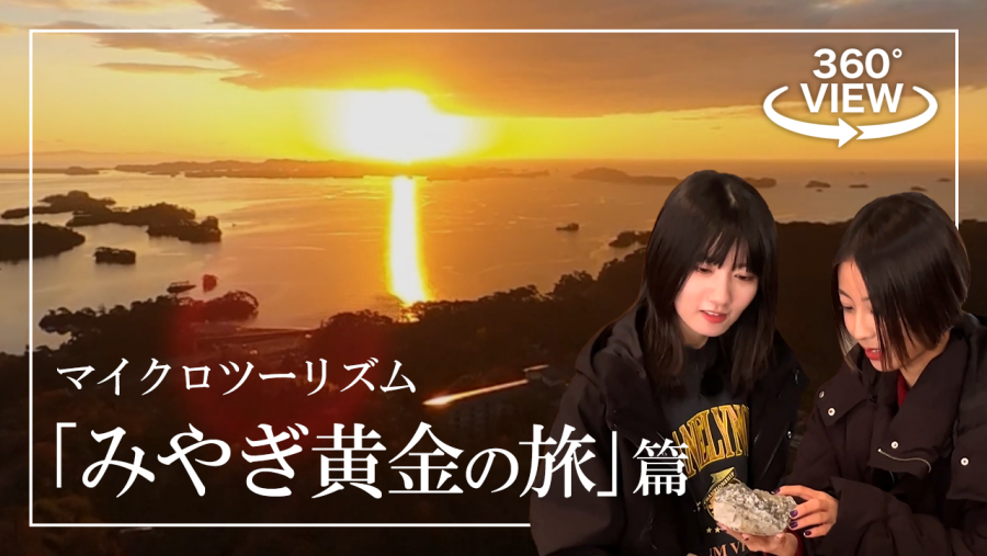 【360°動画】声優 島﨑信長さんが案内する「みやぎ黄金の旅」篇
