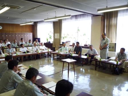 写真　意見交換会　気仙沼市議会　23年9月6日(1)