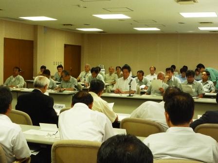 写真　意見交換会　岩沼市議会　23年9月8日(2)