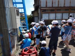 用水路施設の見学