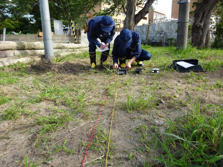 接地抵抗測定の写真その3