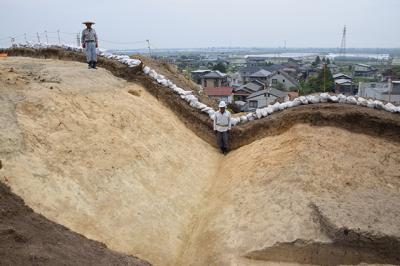 作田山館跡堀跡