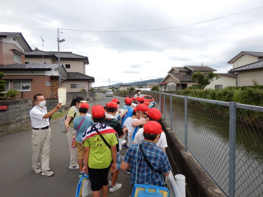 歩きながら見学