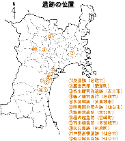 遺跡の位置