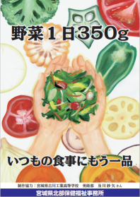 野菜摂取量増加普及啓発ポスター