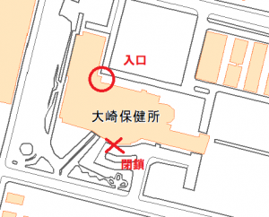 大崎合同庁舎地図