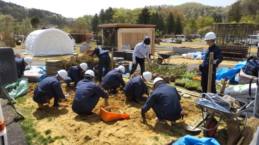 緑化フェア造園施工1