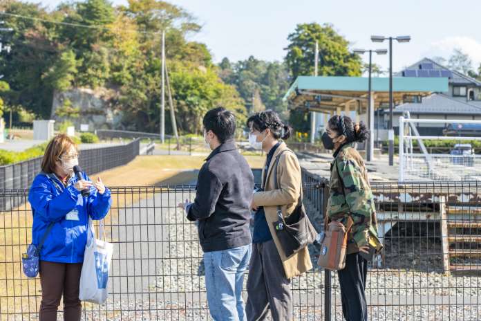 東松島市震災復興伝承館/旧野蒜駅プラットホーム