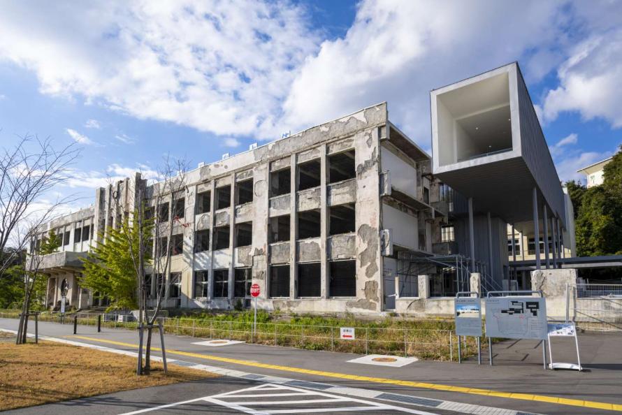 石巻市震災遺構門脇小学校