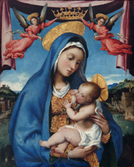 ロレンツォ・ロット　《天使より戴冠される聖母子》