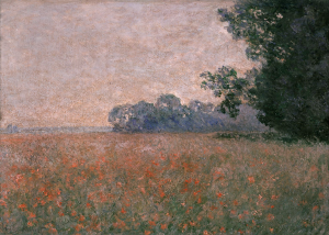 クロード・モネ《ひなげしの咲く麦畑》1890年頃