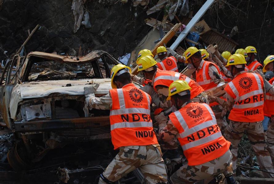 India’s National Disaster Response Force in action
