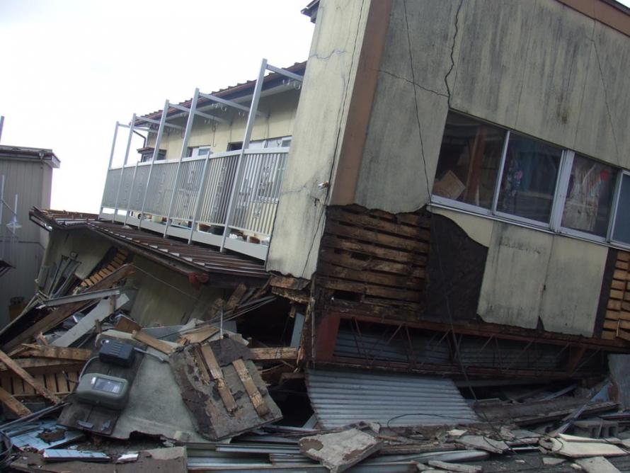 【登米市】倒塌的住宅
