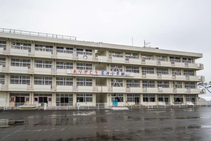 지진 재해 유구 센다이 시립 아라하마 초등학교