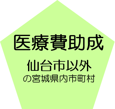 医療費助成（仙台市以外）