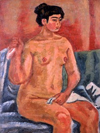 ”Sitting Nude”