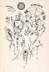 KANDINSKY, Wassily. Drawing no.5, 1941