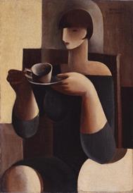 A Woman Drinking Coffee