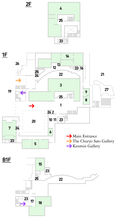 Floor map 1997 - MIHO MUSEUM 美秀美術館