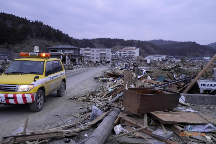 鮎川被災状況